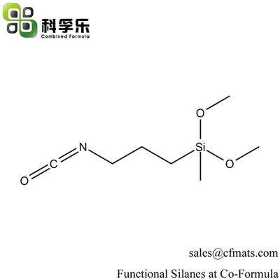 RTV硅橡胶交联剂 附着力促进剂 硅烷封端聚合物原料 异氰酸酯丙基甲基二甲氧基硅烷 CAS No. 26115-72-0