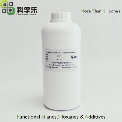 玻璃陶瓷表面改性剂 防水放油有机硅 1H,1H,2H,2H-全氟辛基三乙氧基硅烷 CAS No. 51851-37-7