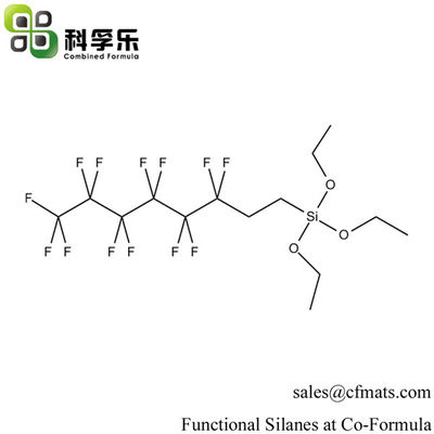 玻璃陶瓷表面改性剂 防水放油有机硅 1H,1H,2H,2H-全氟辛基三乙氧基硅烷 CAS No. 51851-37-7