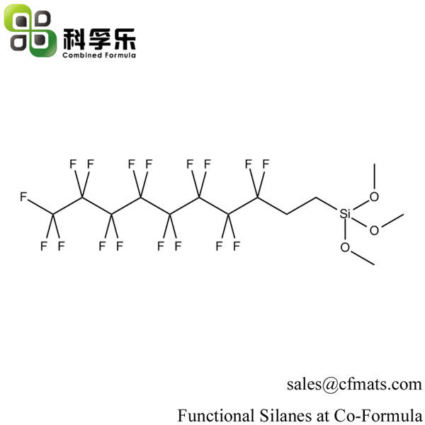 玻璃陶瓷防水剂 超疏水 防污剂 粉体处理 1H,1H,2H,2H-全氟癸基三甲氧基硅烷 CAS No. 83048-65-1