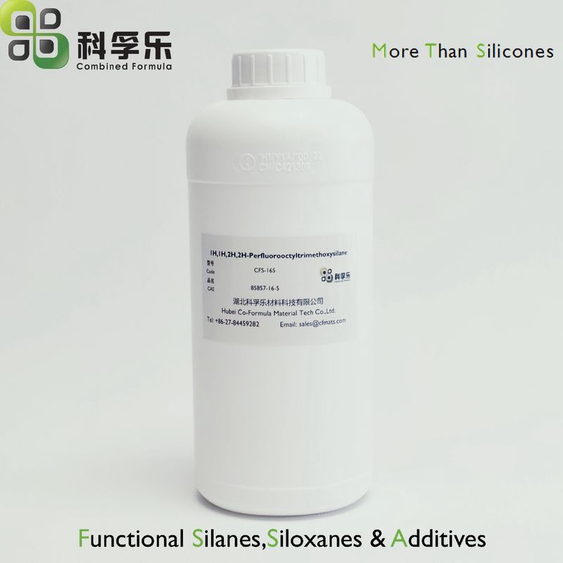 超疏水硅烷 防水防油 防污剂抗指纹剂 1H,1H,2H,2H-全氟辛基三甲氧基硅烷 CAS No. 85857-16-5