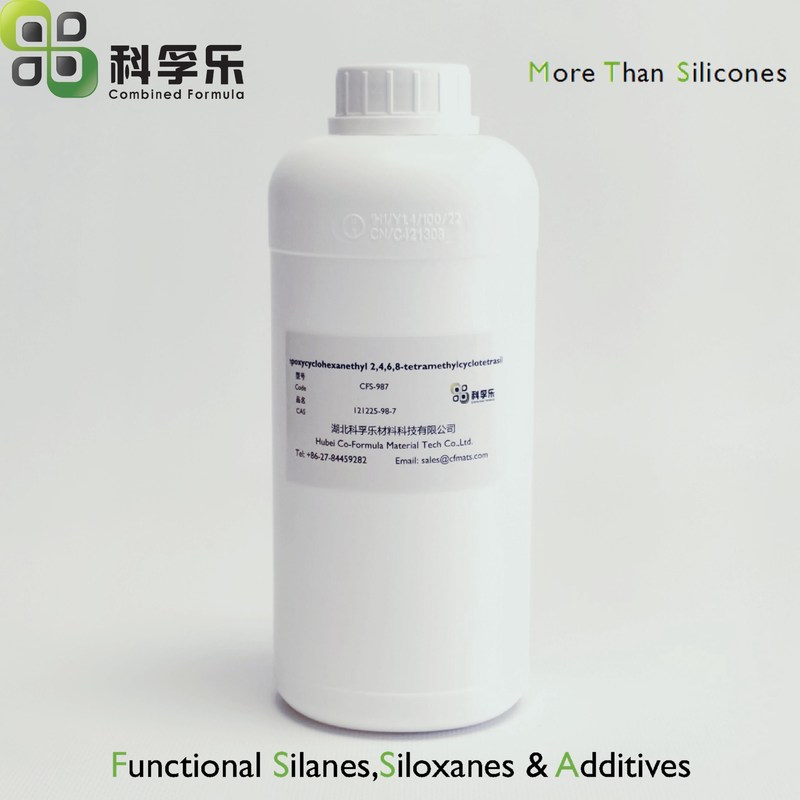 半导体封装材料 CFS-987 四环氧基环己基乙基 2,4,6,8-四甲基环四硅氧烷 DE4 CAS No.: 121225-98-7